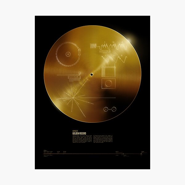 Item preview, Voyager's Golden Record designed and sold by CedarAndCarbon.