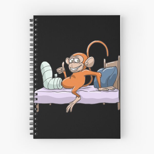 Item preview, With broken leg accident in hospital designed and sold by Monkey Ful.