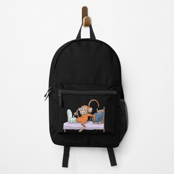 Item preview, With broken leg accident in hospital designed and sold by Monkey Ful.