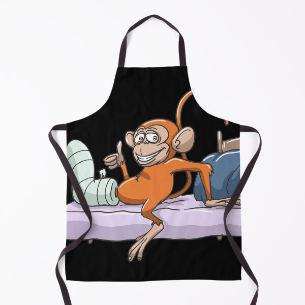 Item preview, With broken leg accident in hospital designed and sold by Monkey Ful.