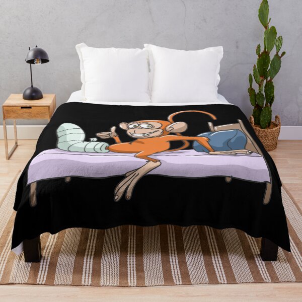 Item preview, With broken leg accident in hospital designed and sold by Monkey Ful.