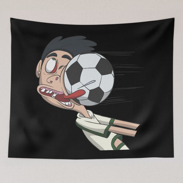 Item preview, Football in the face designed and sold by Monkey Ful.