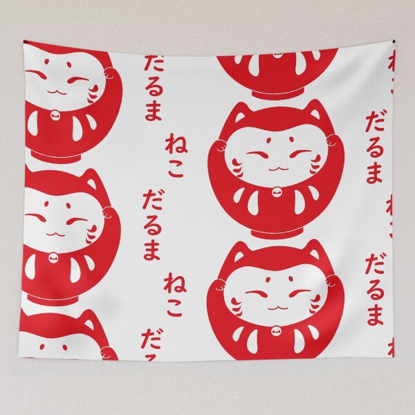 Item preview, Neko Daruma designed and sold by Threeleaves.