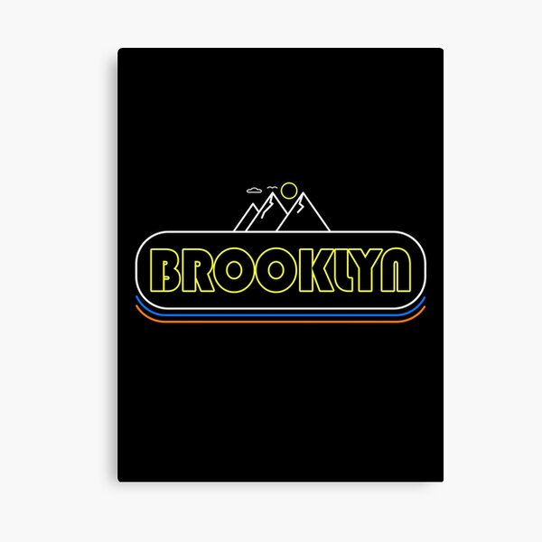 Item preview, Brooklyn New York Neon Lights - Souvenir - Gift - Hometown - Hiking - Nature designed and sold by HappyTees Lab.