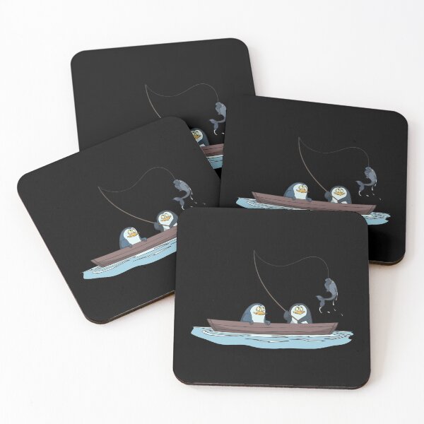 Item preview, Penguins are fishing on the boat designed and sold by Monkey Ful.
