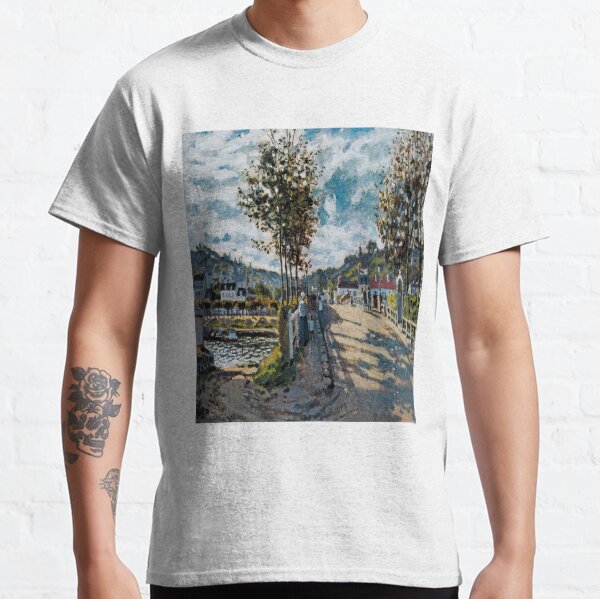 Vista previa del artículo con la obra «El puente de Bougival-Claude Monet», diseñado y vendido por LexBauer.