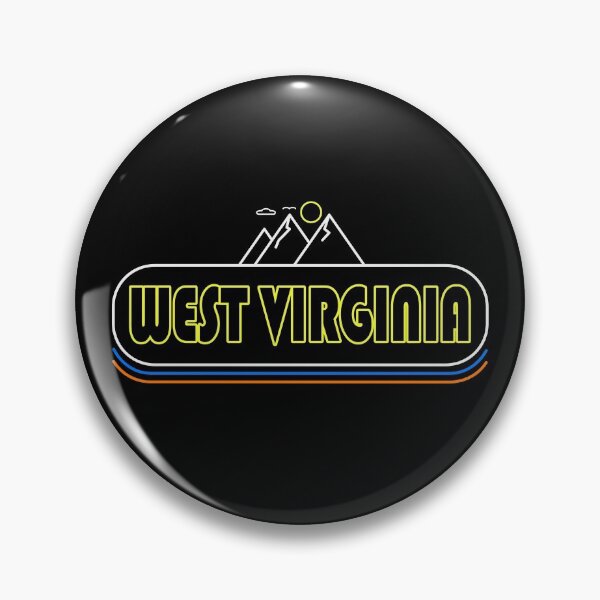 Item preview, West Virginia Neon Lights - Souvenir - Gift - Hometown - Hiking - Nature designed and sold by HappyTees Lab.