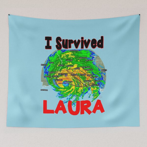 Item preview, I SURVIVED Hurricane Laura designed and sold by HippieWorks.