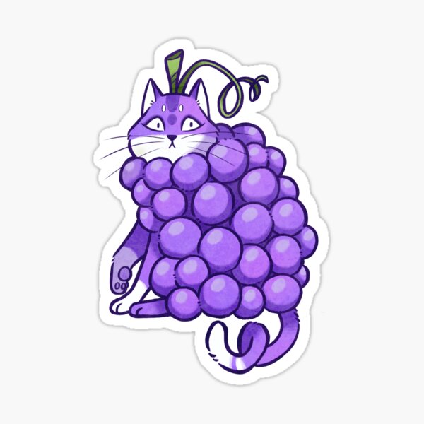 Item preview, Chat de raisin designed and sold by kattvalk.