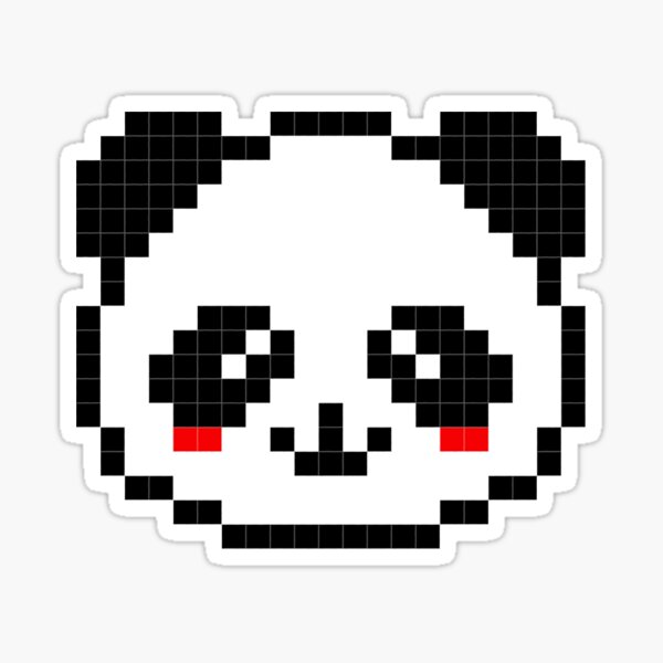Panda Pixel Art Kawaii