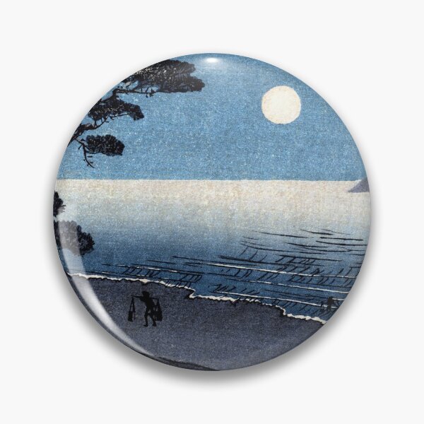 Item preview, 19th C. Moonlit Japanese Beach designed and sold by historicimage.