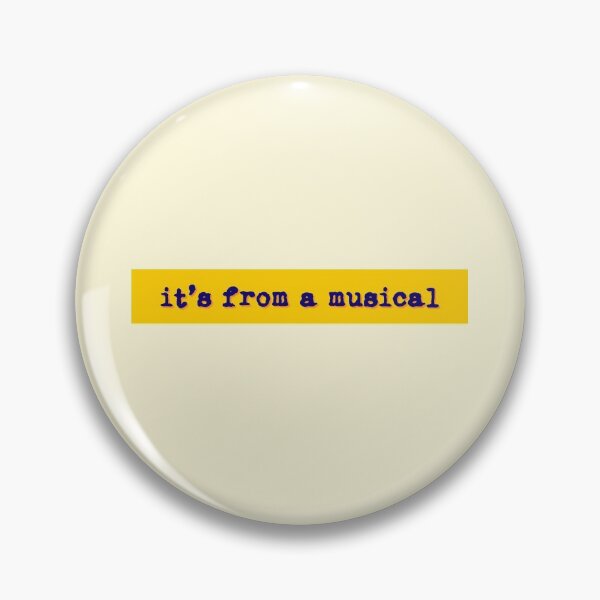 Item preview, It's From A Musical Theatre Kid Yellow designed and sold by sharedipmemes.