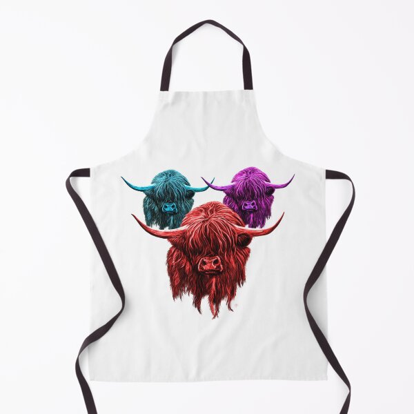 Item preview, Scottish Highland Cow Colourful Herd designed and sold by brodyquixote.