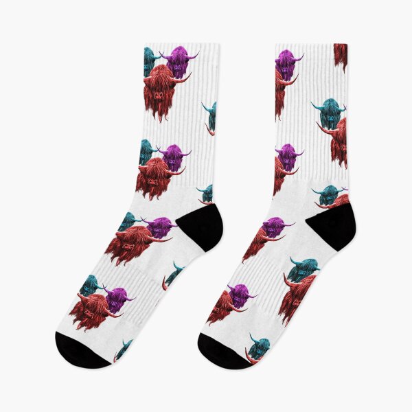 Item preview, Scottish Highland Cow Colourful Herd designed and sold by brodyquixote.