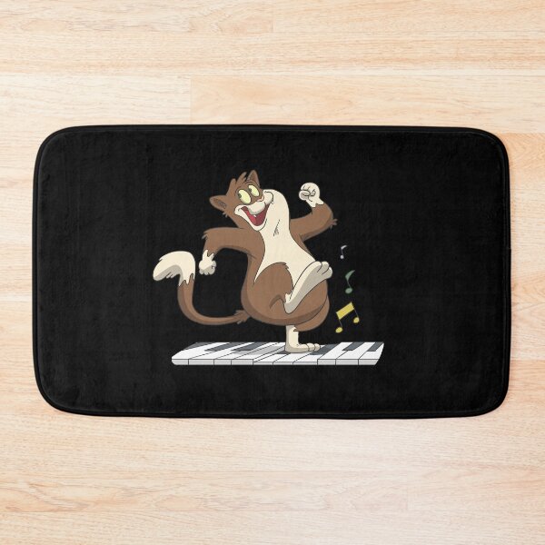Item preview, Cat runs on Piano designed and sold by Monkey Ful.