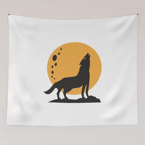 Item preview, WOLF HOWLING AT THE MOON designed and sold by goseriesfilms.