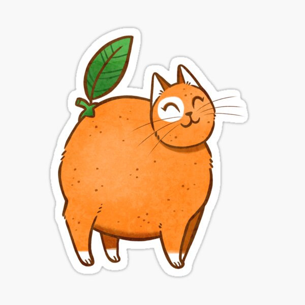Item preview, Chat orange designed and sold by kattvalk.