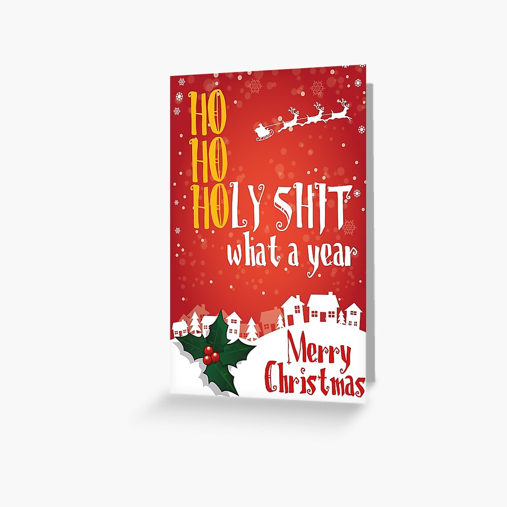 Brainbox Candy - Carte De Noël Amusante Et Grossière - « Ho