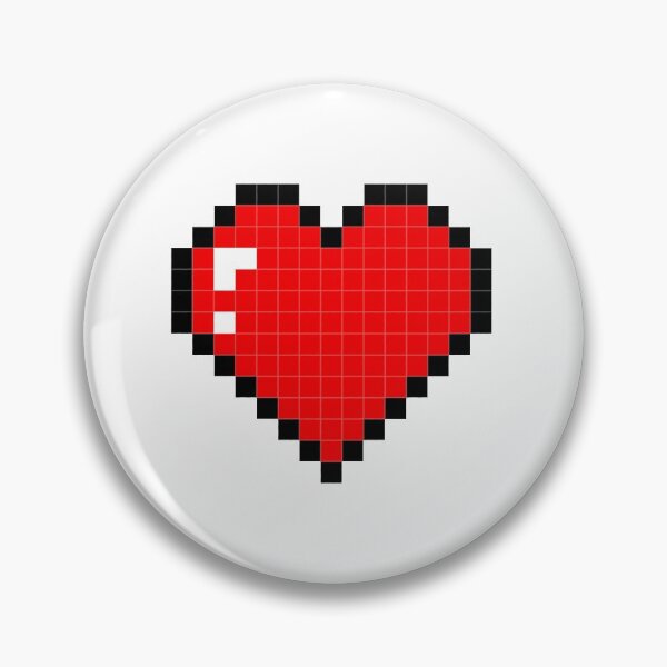 Item preview, Pixel Art Red Heart designed and sold by kev2480.