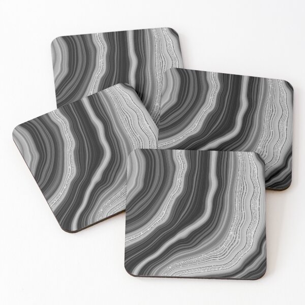 Item preview, Silver Marble Agate designed and sold by WisdomInspired.