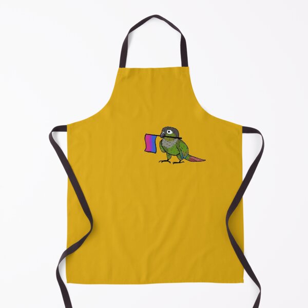 Item preview, Pride parrots - Bi green cheeked conure designed and sold by RossMakesArt.