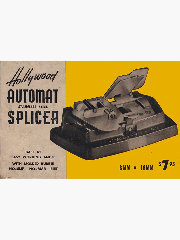 Film Splicer Hollywood Automat 8mm 16 Mm Vintage 