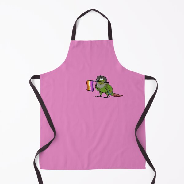 Item preview, Pride parrots - Lesbian green cheeked conure designed and sold by RossMakesArt.