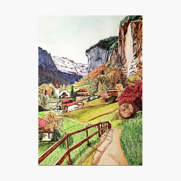 Item preview, Lauterbrunnen designed and sold by Jessica Riggleman.