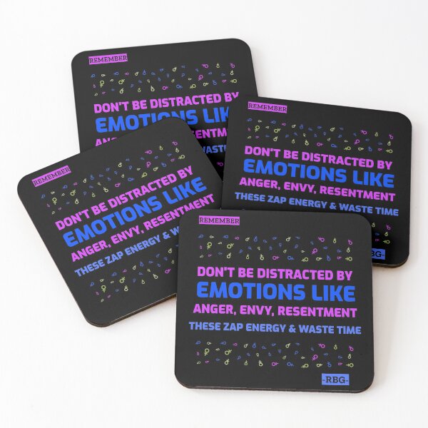 Item preview, RBG Best Quotes - Emotions Blue designed and sold by Coder-T.