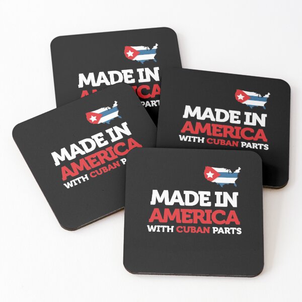 Item preview, Made in America With Cuban Parts Cuba USA Gifts Funny.  designed and sold by smartrocket.