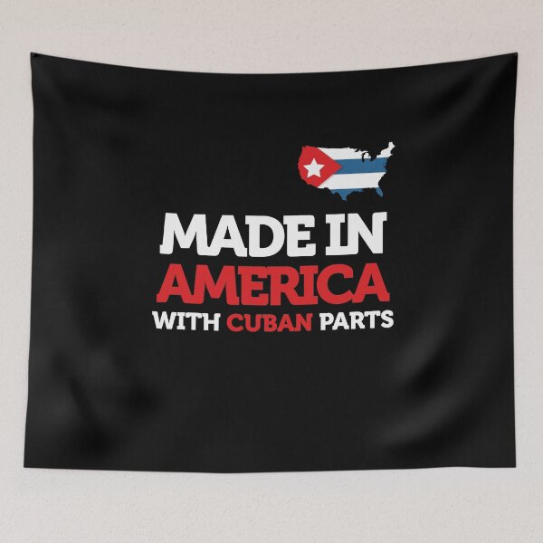 Item preview, Made in America With Cuban Parts Cuba USA Gifts Funny.  designed and sold by smartrocket.