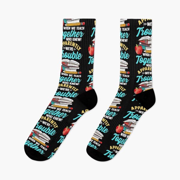 Item preview, Apparently We're Trouble When We Teach Together designed and sold by perfectpresents.