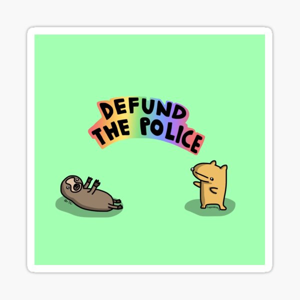 Defund die Polizei - Tiny Snek Comics Sticker