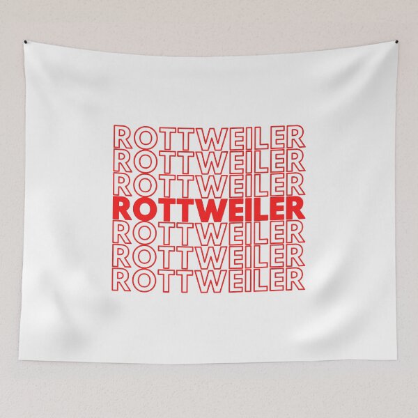 Item preview, Retro 80s Thank You Grocery Bag Rottweiler Shirt designed and sold by Guarddogdrive.