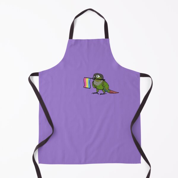 Item preview, Pride parrots - Pansexual green cheeked conure designed and sold by RossMakesArt.