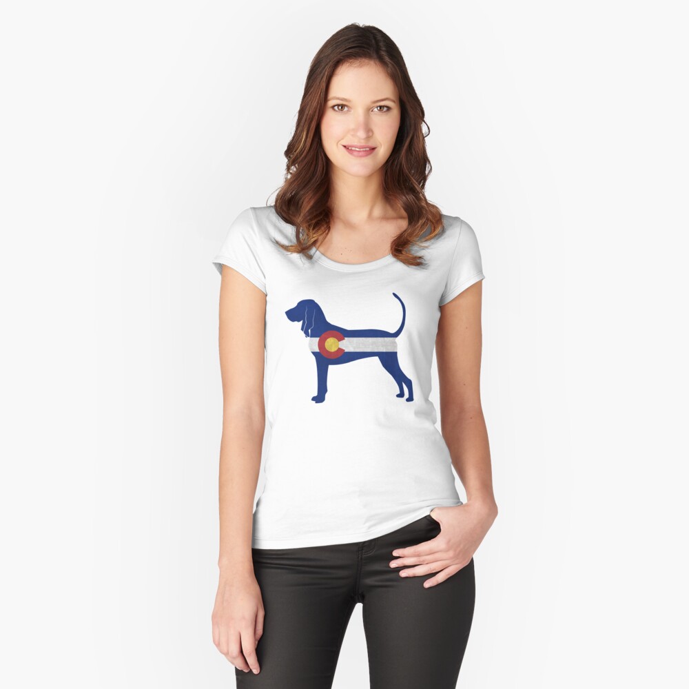 Item preview, Fitted Scoop T-Shirt designed and sold by TriPodDogDesign.