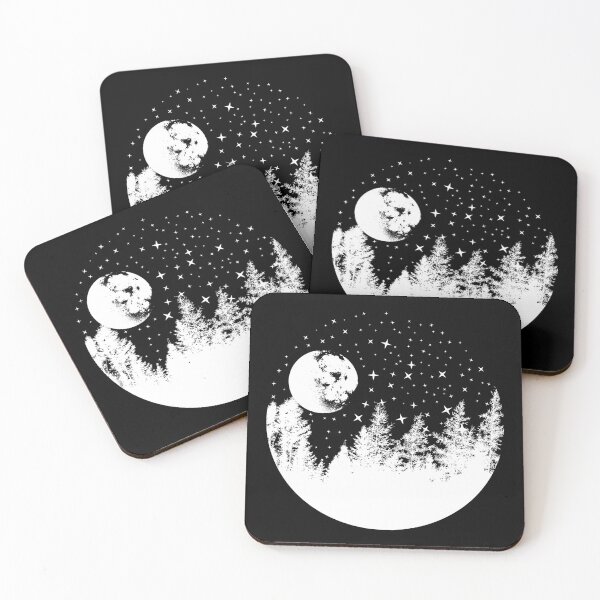 Item preview, Moonlight in forest designed and sold by likebakerdo.