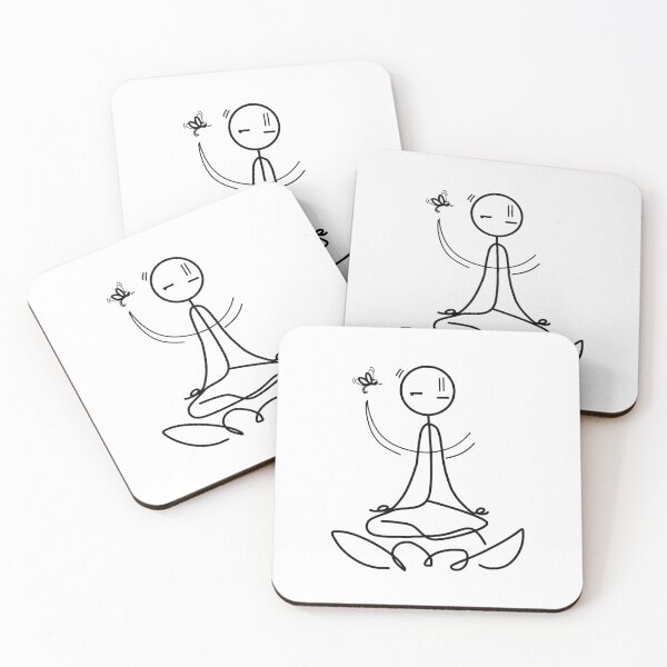 Item preview, Stickman / Meditation designed and sold by LotusCreations.