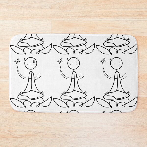 Item preview, Stickman / Meditation designed and sold by LotusCreations.