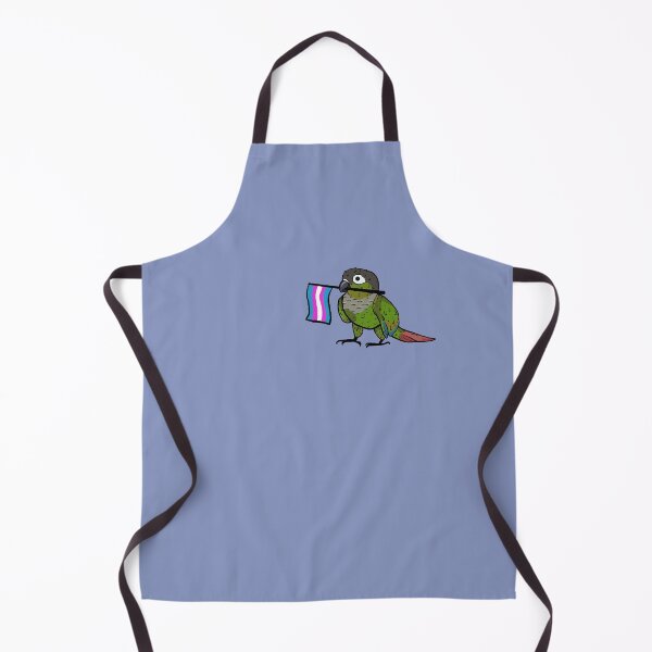 Item preview, Pride parrots - Trans green cheeked conure designed and sold by RossMakesArt.