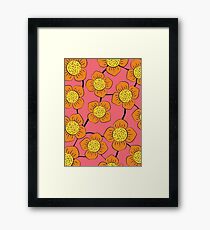 Orange Flower Framed Print