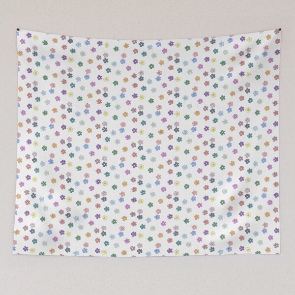 Item preview, Bib Flowers in Pastel on White designed and sold by CottoVerdi.