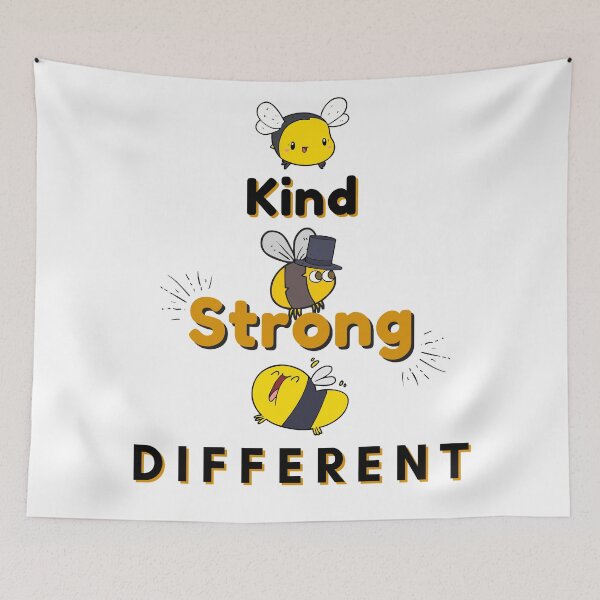 Item preview, Be Kind Be Strong Be Different designed and sold by unrealshop.