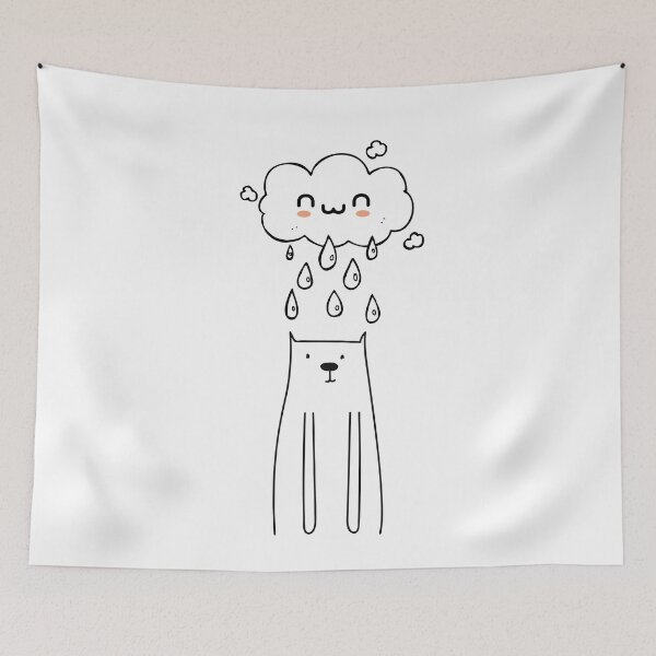 Item preview, Cute Bear and his Rainy Friend designed and sold by Irelene.