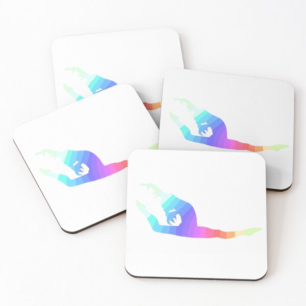 Item preview, Rainbow Gymnast Silhouette designed and sold by You2CartoonShop.