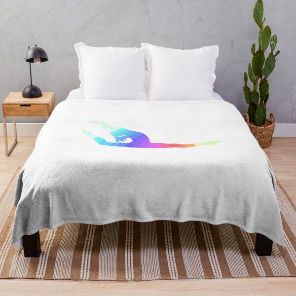 Item preview, Rainbow Gymnast Silhouette designed and sold by You2CartoonShop.