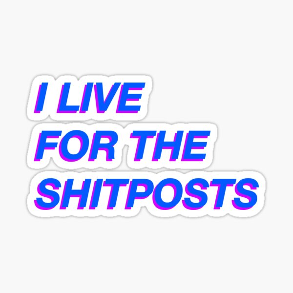 Shitposting spirit Sticker