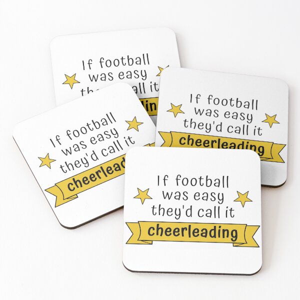 Item preview, If football was easy they'd call it cheerleading designed and sold by TheGreenGoat.