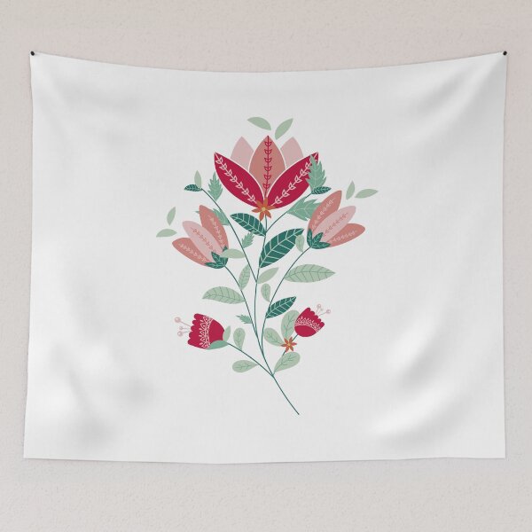 Item preview, Folk Flower designed and sold by mischellero.