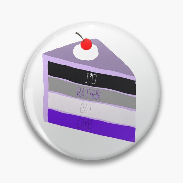 Item preview, I'd Rather Eat Cake designed and sold by AceLlama.